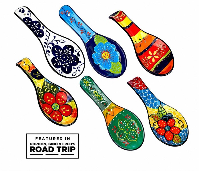 Verano Spanish Ceramics Classic Spanish - Spoon Rest - White/Blue