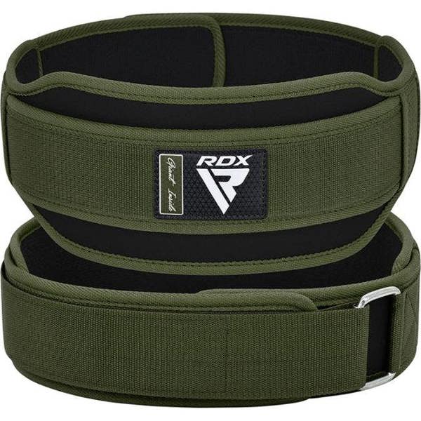 RDX Sports WEIGHT LIFTING DOUBLE BELT RX5 ARMY GREEN