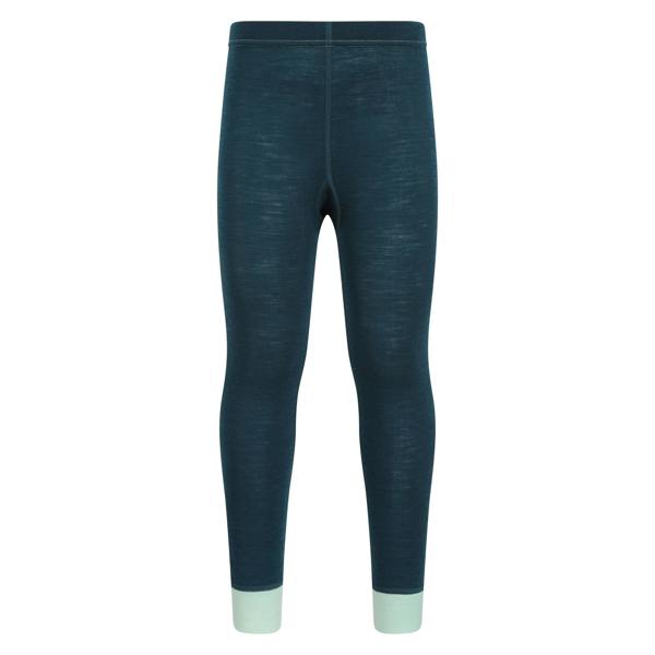 Mountain Warehouse Childrens/Kids II Merino Wool Base Layer Bottoms - Teal - 