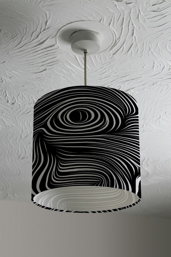 Benjamin Tate Design woodcut style on the subject of human soul (Ceiling & Lamp Shade)