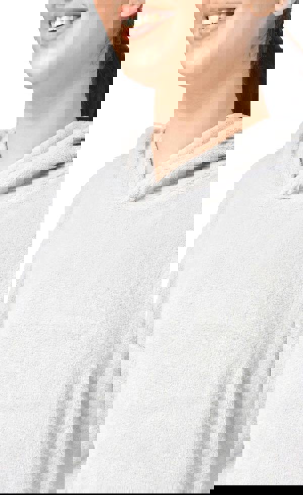 Smart Living Ladies Soft Fleece Hoodie & Shorts Set - Cozy, Stylish Loungewear - Light Grey