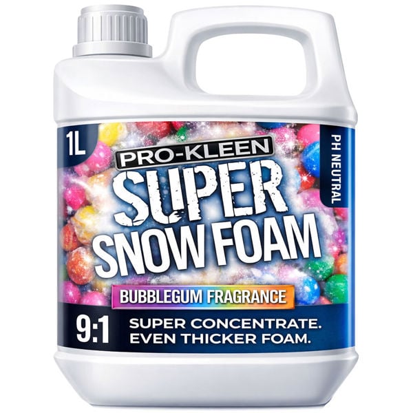 ProKleen Pro-Kleen Super Snow Foam Car Shampoo 1L Bubblegum