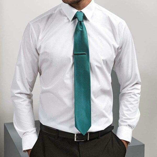 Premier Mens Puppy Tooth Formal Work Tie - Turquoise
