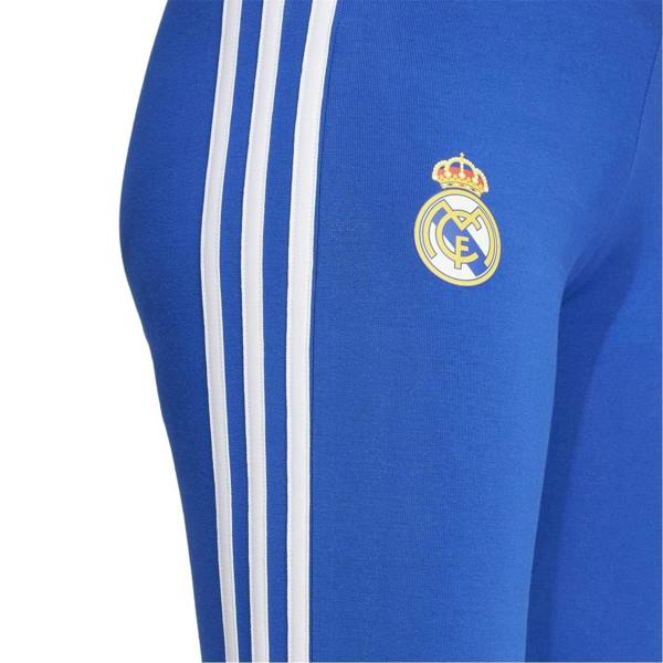 Adidas Womens/Ladies Real Side Stripe Fitted Leggings - Royal Blue - 