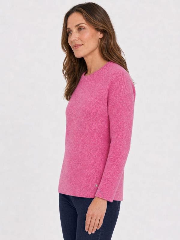 PennyPlain Crew Nk Long Sleeve - Cerise