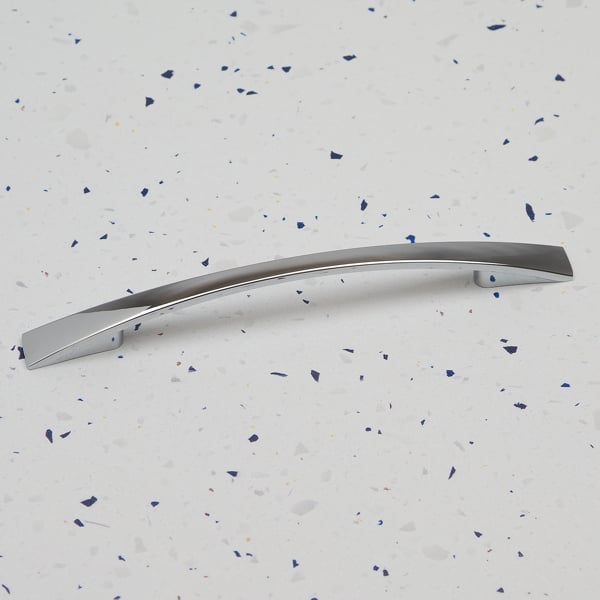 Handle & Home Polished Chrome Bow Handles