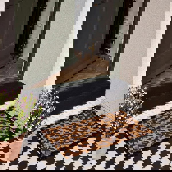 The Rugs Quality Eco-Friendly Coir Doormat 45x75cm Stylish