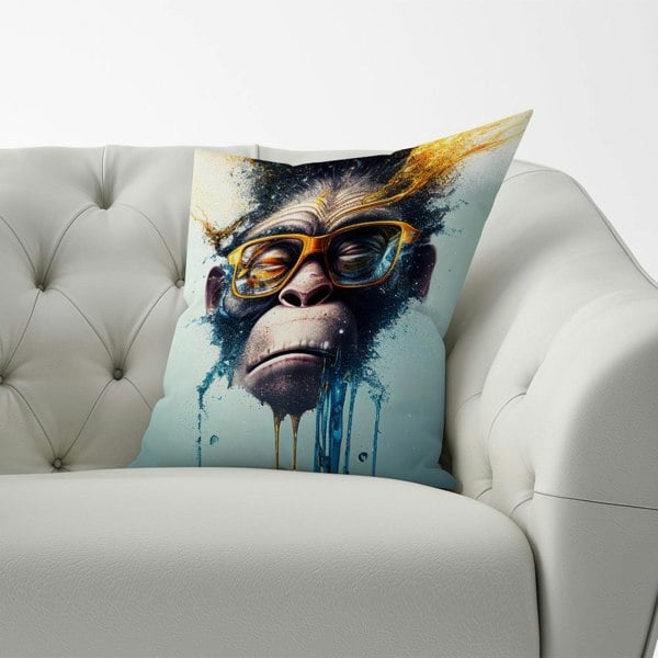 Warren Reed Monkey Splashart Cushions