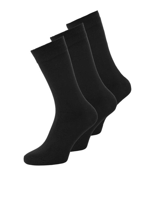Jack & Jones Bamboo Socks 3 Pack - Black