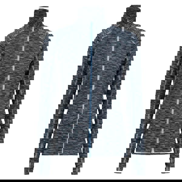 Mountain Warehouse Womens/Ladies Bend & Stretch Full Zip Midlayer - Dark Blue - 