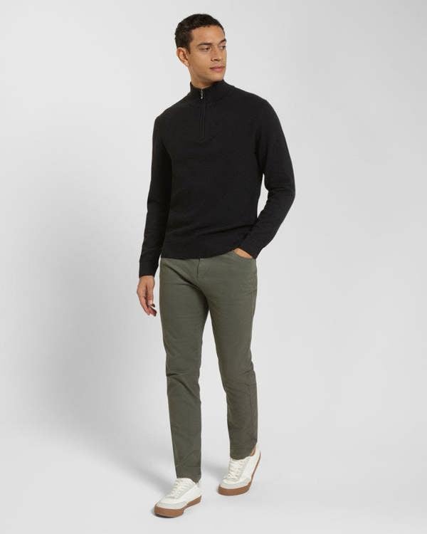 Steel & Jelly Knitted 1/4 Zip Jumper