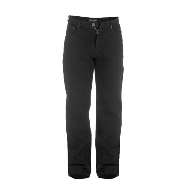 Duke Mens D555 Rockford Comfort Tall Jeans - Black