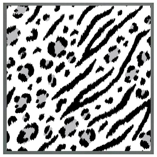 Benjamin Tate Design Zebra & leopard print (picture Frame)
