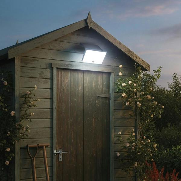 Milagro Fuji Solar Floodlight 800Lm 4000K Ip44 Black