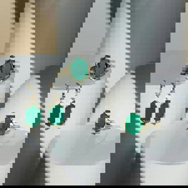 Gemondo Grand Deco Oval Chalcedony Ring in Gold Vermeil