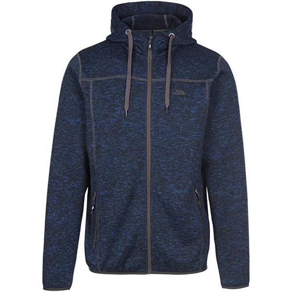 Trespass Mens Odeno B Marl Fleece Jacket - Navy