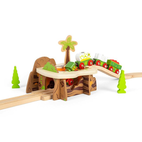 Bigjigs Rail Wooden Lava Pit Train Set Accessory