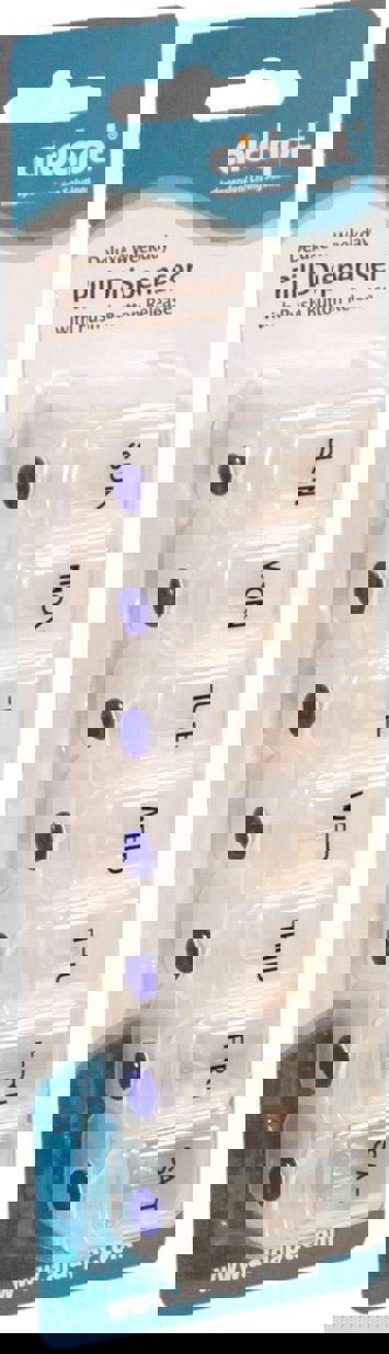 Aidapt Deluxe Weekday Pill Box