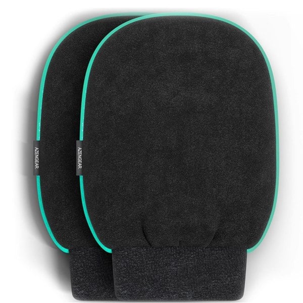 Exfoliating Bath Glove, Scrub Mitt (Pair) - aZengear