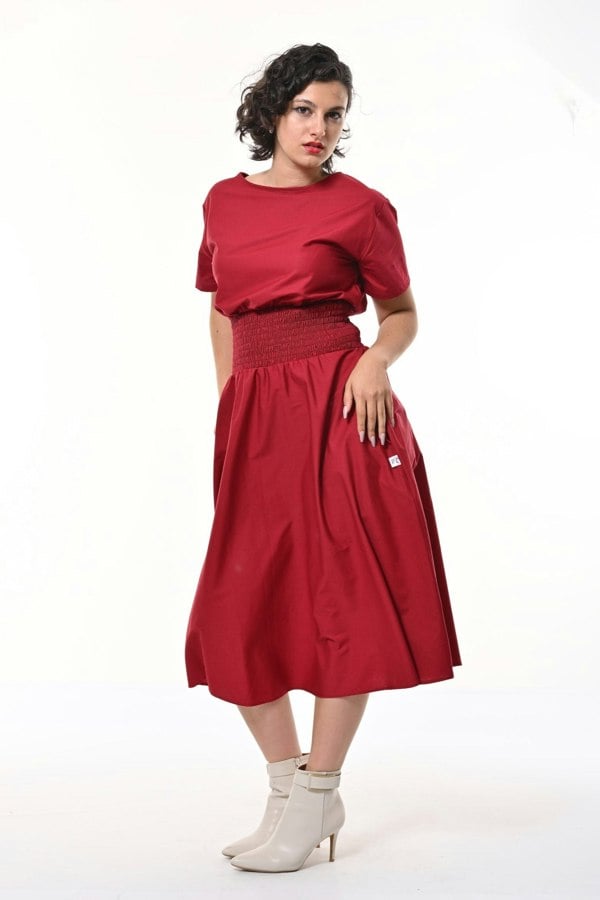 Frock Tales Orchis Dress In Wine