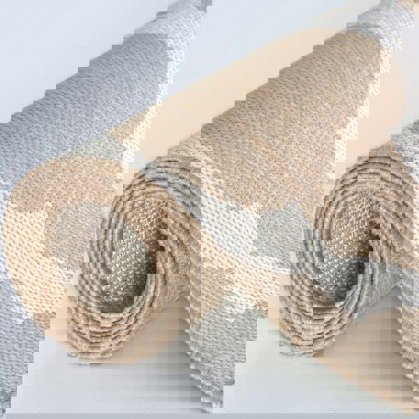 Beige Trellis Design Outdoor Rug for Garden & Patio