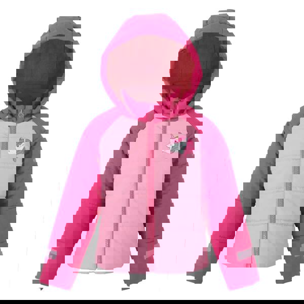 Regatta Childrens/Kids Luna The Unicorn Quilted Jacket - Sweet Pink - 