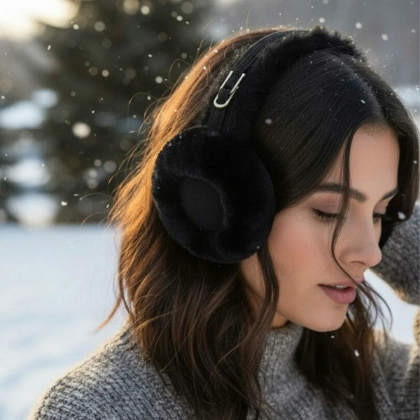 Leather Company Womens Sheepskin Shearling Winter Ear Muffs