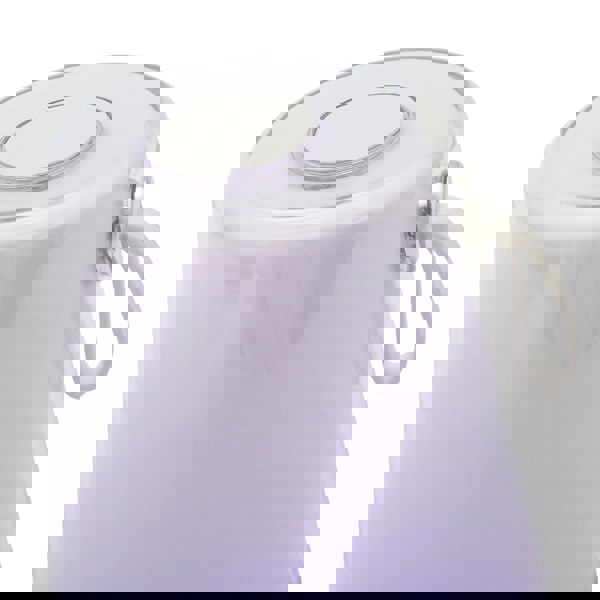 Compact Modern White LED Colour Changing Rechargeable Touch Table Lamp Image 8