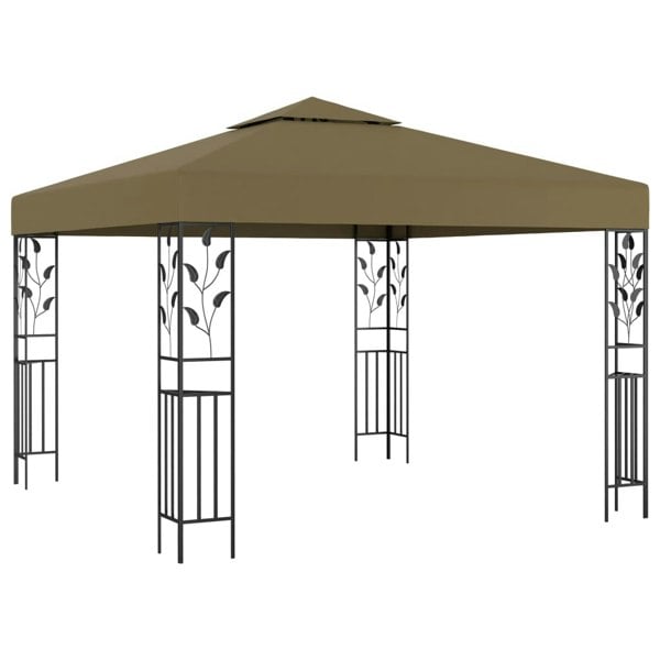 Berkfield Gazebo 3x3 m Taupe 180 g/ma_