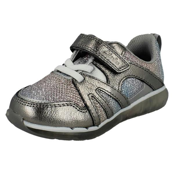 Clarks Girls Clarks GloMove Trainers Spark Sparky