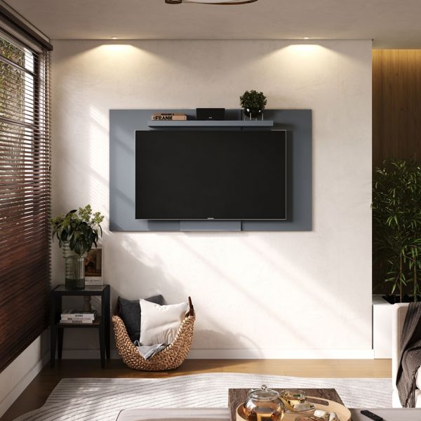 Core Products Lido TV Display Wall Panel, Extendable or Fixed with Adjustable Shelf