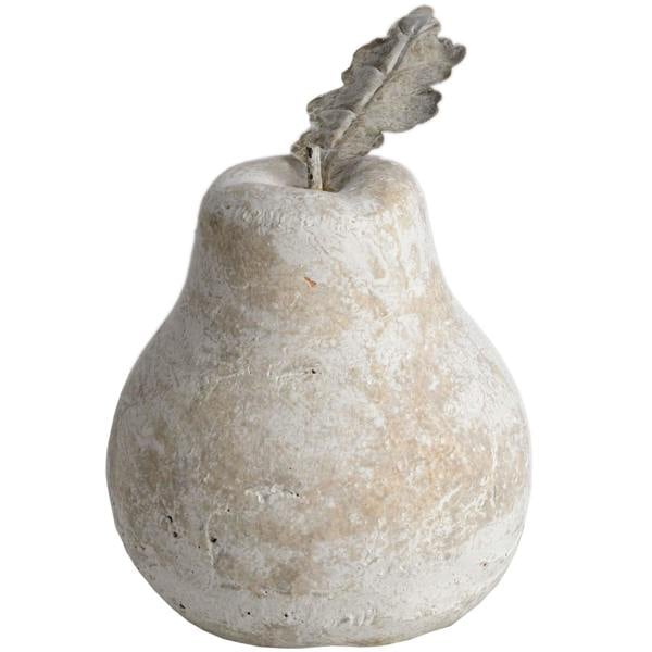 Hill Interiors Distressed Stone Pear - White - 