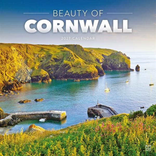Beauty Of Cornwall Calendar 2027, Wall Calendars, Month To View, Travel, Gift
