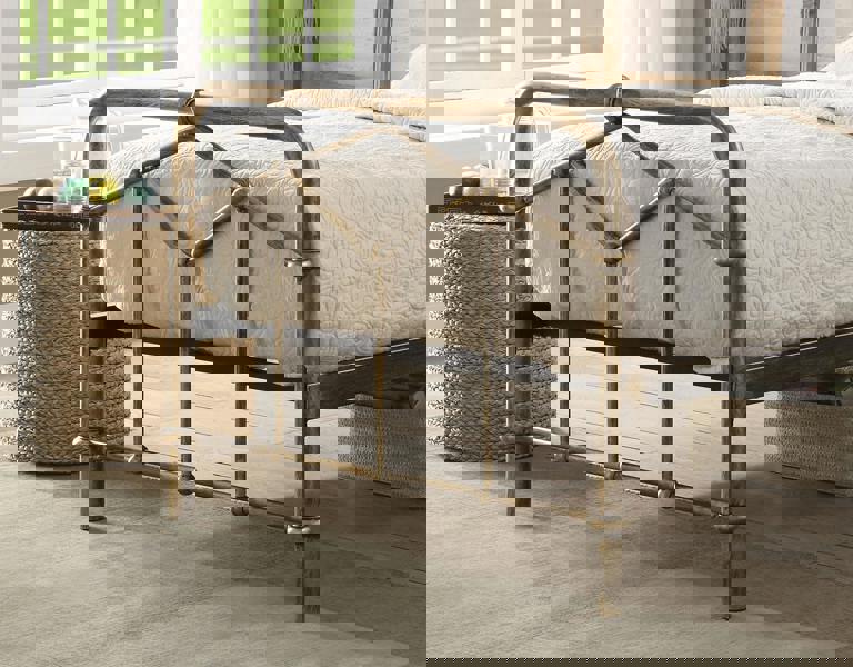 Flintshire Furniture Axton 3ft Antique Bronze Metal Bed Frame