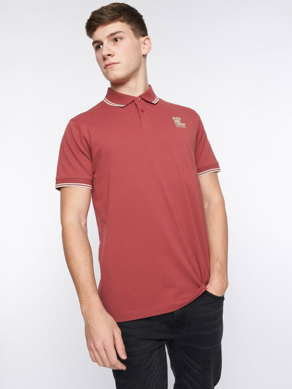 Duck and Cover Sameer Polo - Red