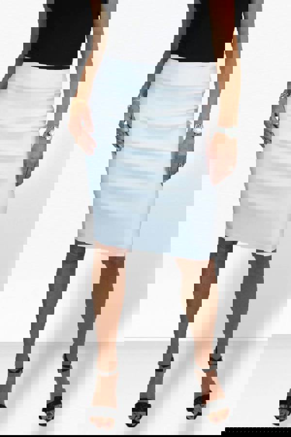 Paulo Due Women's Stretch Bodycon Pencil Skirt 22"