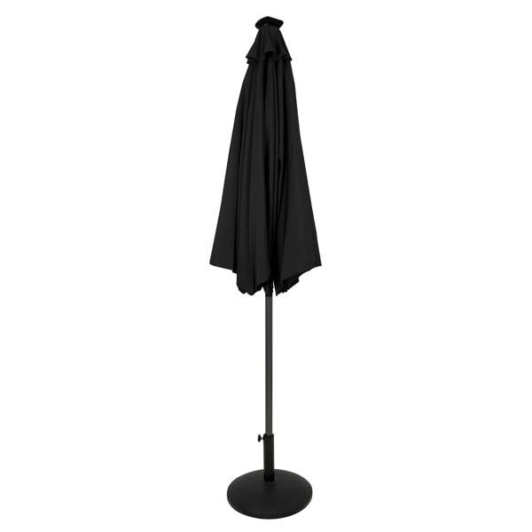 Jardi LED Tilt Parasol 2.7m With Tilt Base – Black