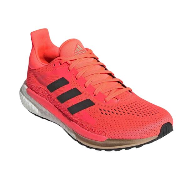 Adidas Womens/Ladies Solar Glide 3 Running Shoes - Pink/Core Black/Copper - 