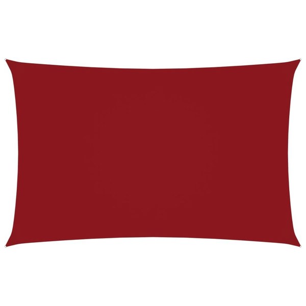 Berkfield Sunshade Sail Oxford Fabric Rectangular 2x4.5 m Red