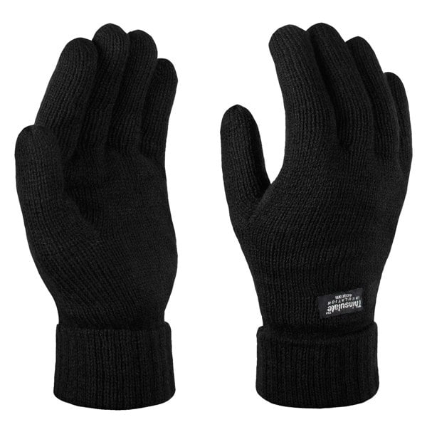 Regatta Professional Unisex Thinsulate Thermal Winter Gloves - Black