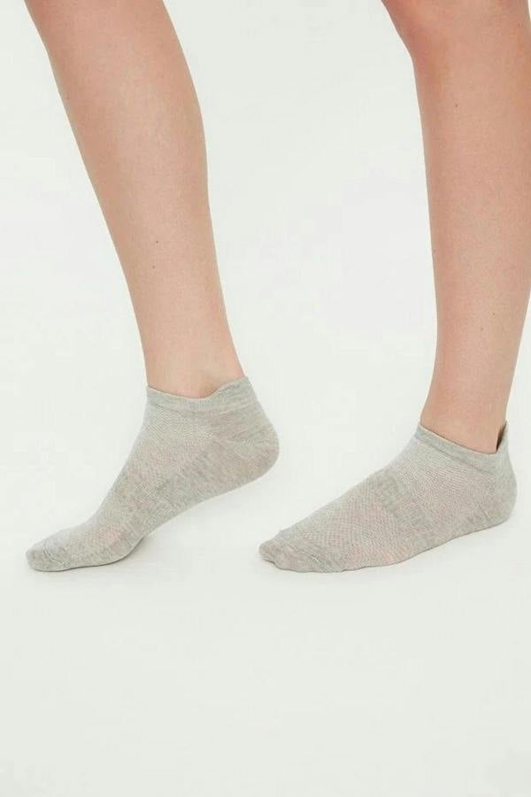 WOVCOR 5-Pack Cotton Knit Sports Yoga Socks