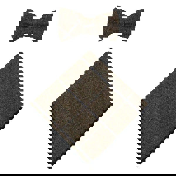 cavani-tweed_bow_tan-check_one-size