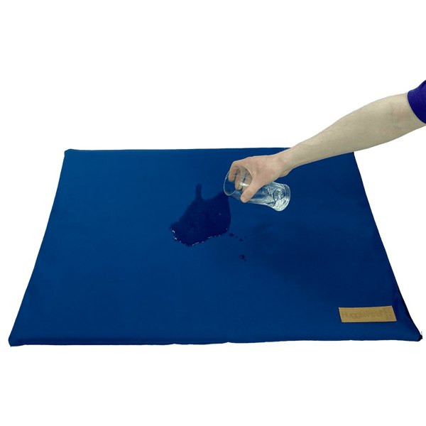 HugglePets Waterproof Dog Mat Cushion - Blue