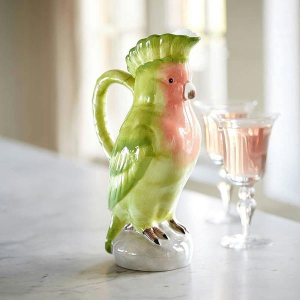 Museum Selection Cockatoo Pitcher - 30 x 17 x 11.5cm - Ceramic