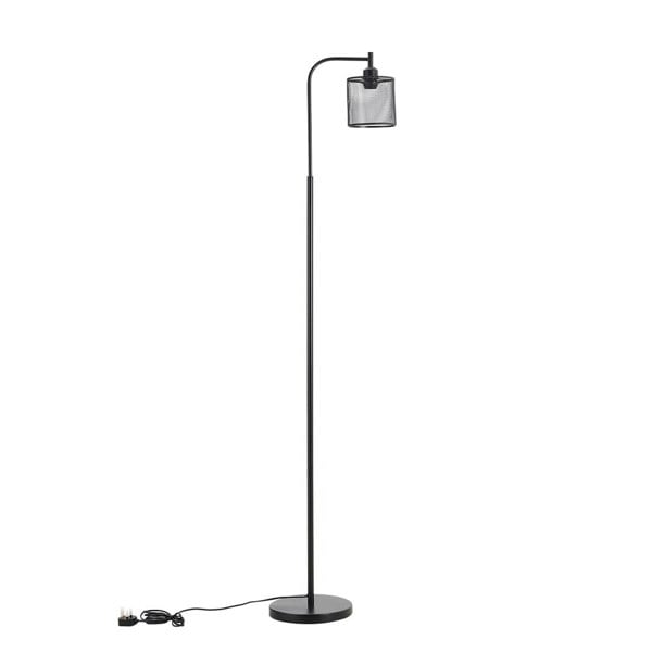 Industrial Metal Floor Light with Mesh Lampshade Floor Lamps Living and Home