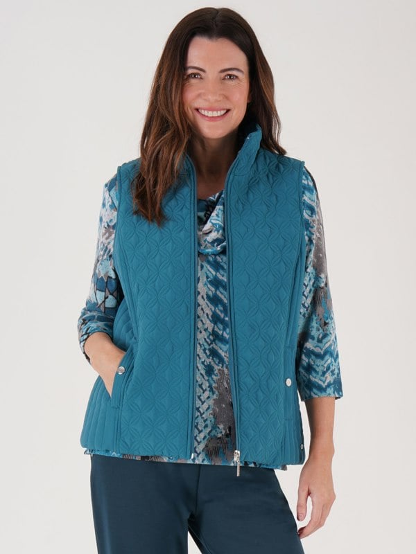 TIGI-Wear Multi Quilt Panel Gilet