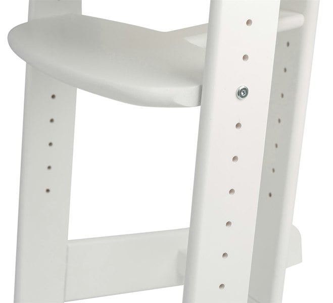 Safetots Grow with Me Wooden High Chair, White, Highchair for Baby and Toddler, converts to a Childs Chair, Stylish and Practical