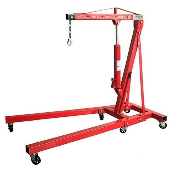 Folding Hydraulic Engine Crane Hoist 1T (Lifting Garage Workshop Stand)
