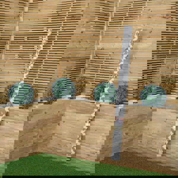 Samuel Alexander 1.5m x 2.1m Atlantis Large Outdoor Alfresco Patio Rug Mat in Slate