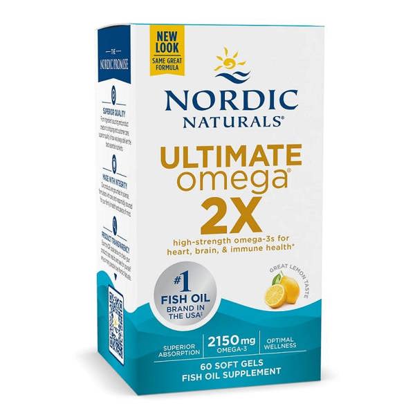 Nordic Naturals Ultimate Omega 2X, 2150mg Lemon (EAN 768990021503) - 60 softgels